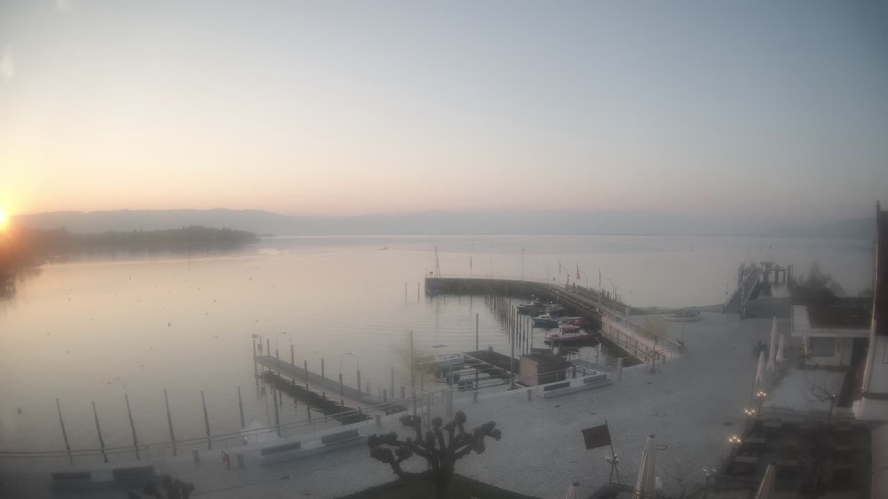 Archiv Foto Webcam Wasserburg am Bodensee: Hafen