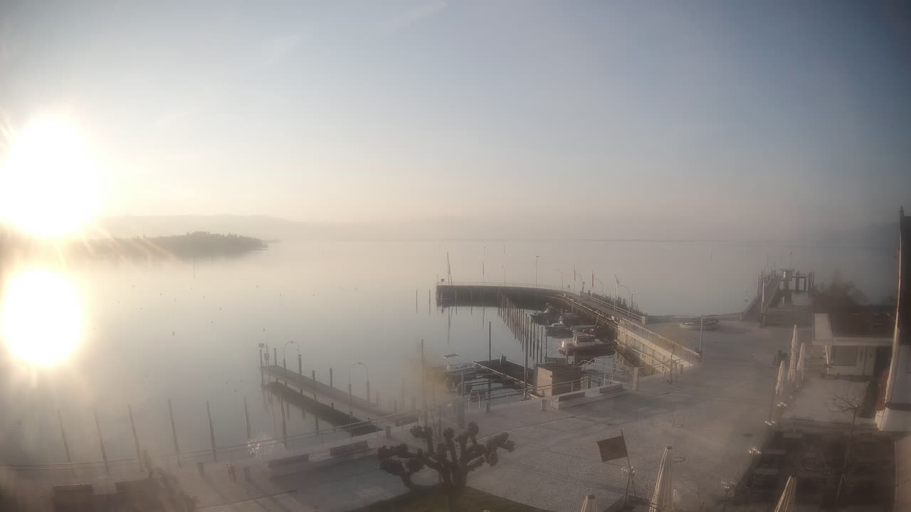 Archiv Foto Webcam Wasserburg am Bodensee: Hafen