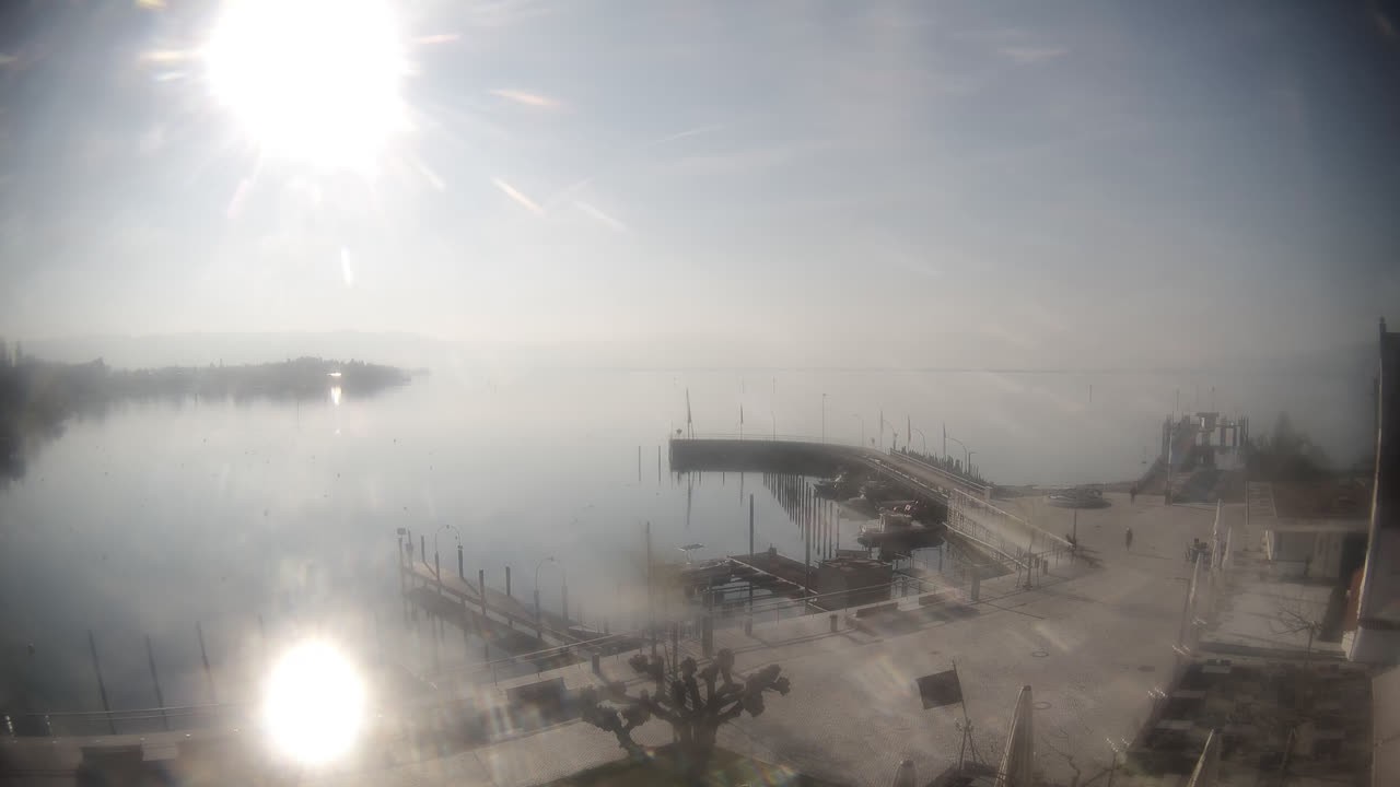 Archiv Foto Webcam Wasserburg am Bodensee: Hafen