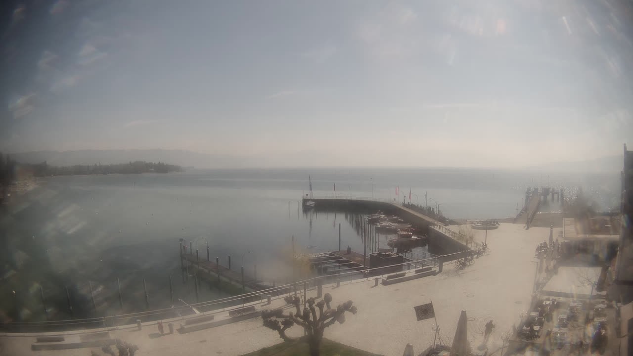 Archiv Foto Webcam Wasserburg am Bodensee: Hafen