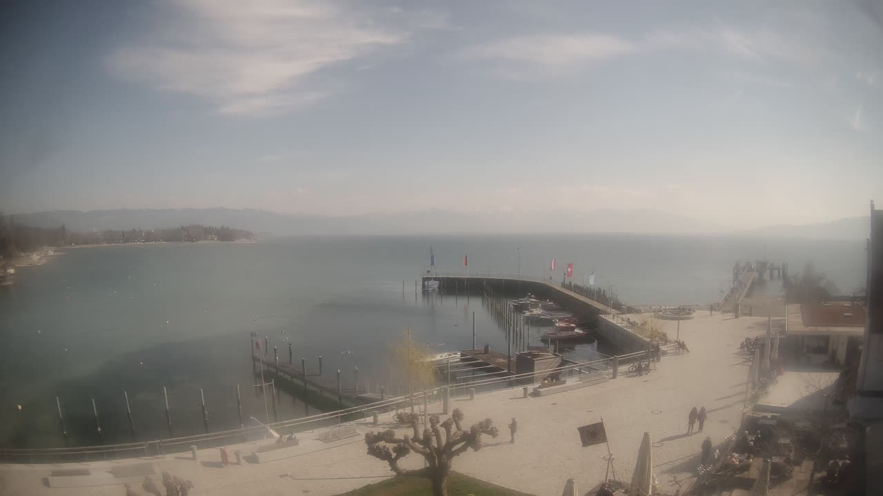 Archiv Foto Webcam Wasserburg am Bodensee: Hafen