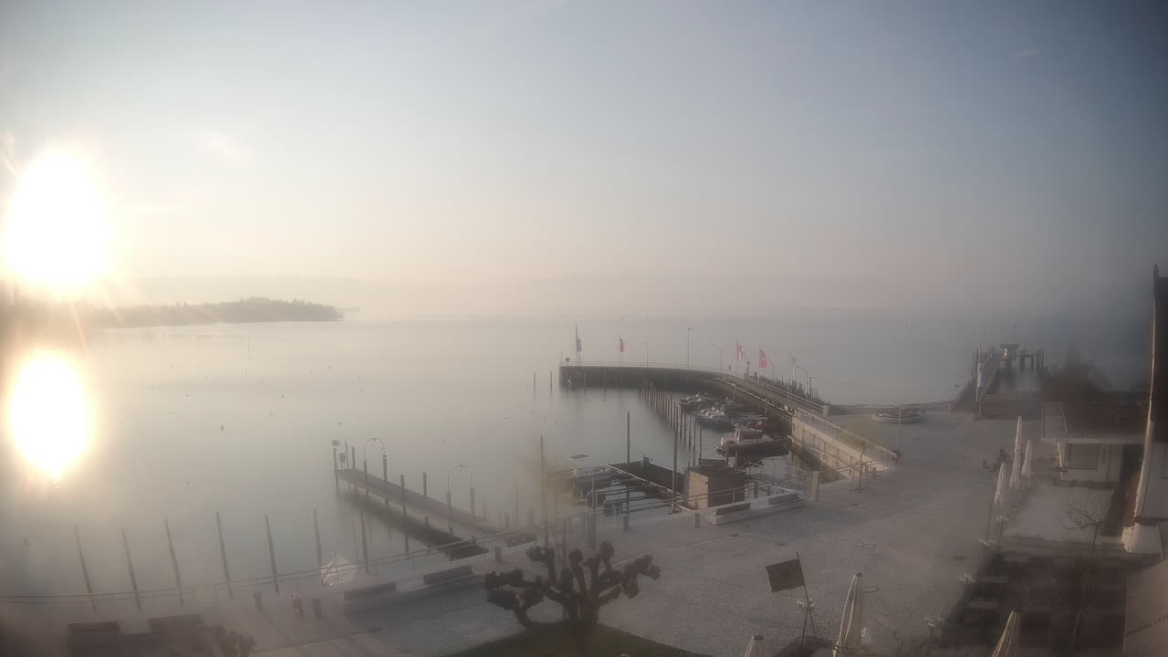 Archiv Foto Webcam Wasserburg am Bodensee: Hafen