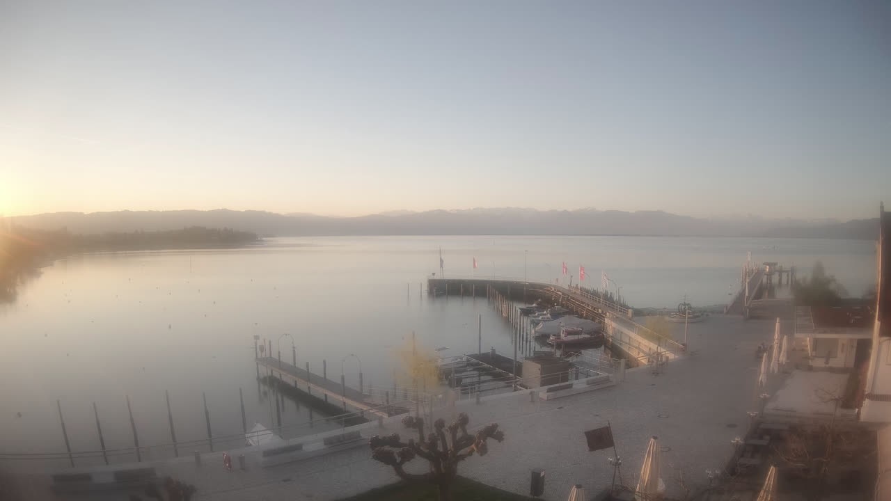 Archiv Foto Webcam Wasserburg am Bodensee: Hafen