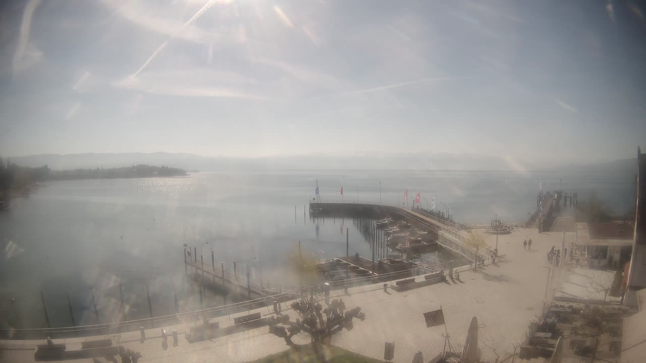 Archiv Foto Webcam Wasserburg am Bodensee: Hafen