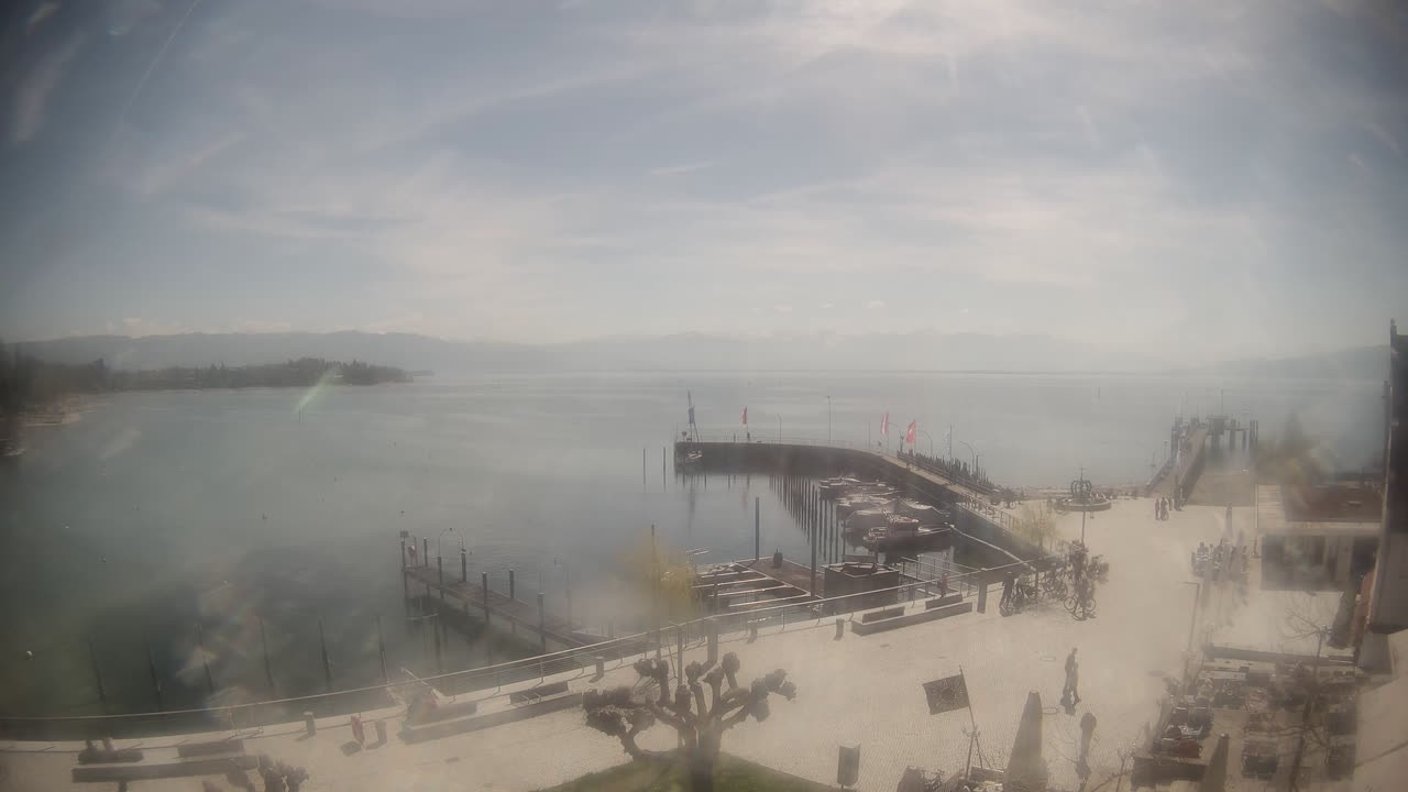 Archiv Foto Webcam Wasserburg am Bodensee: Hafen