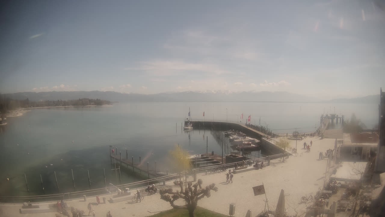 Archiv Foto Webcam Wasserburg am Bodensee: Hafen