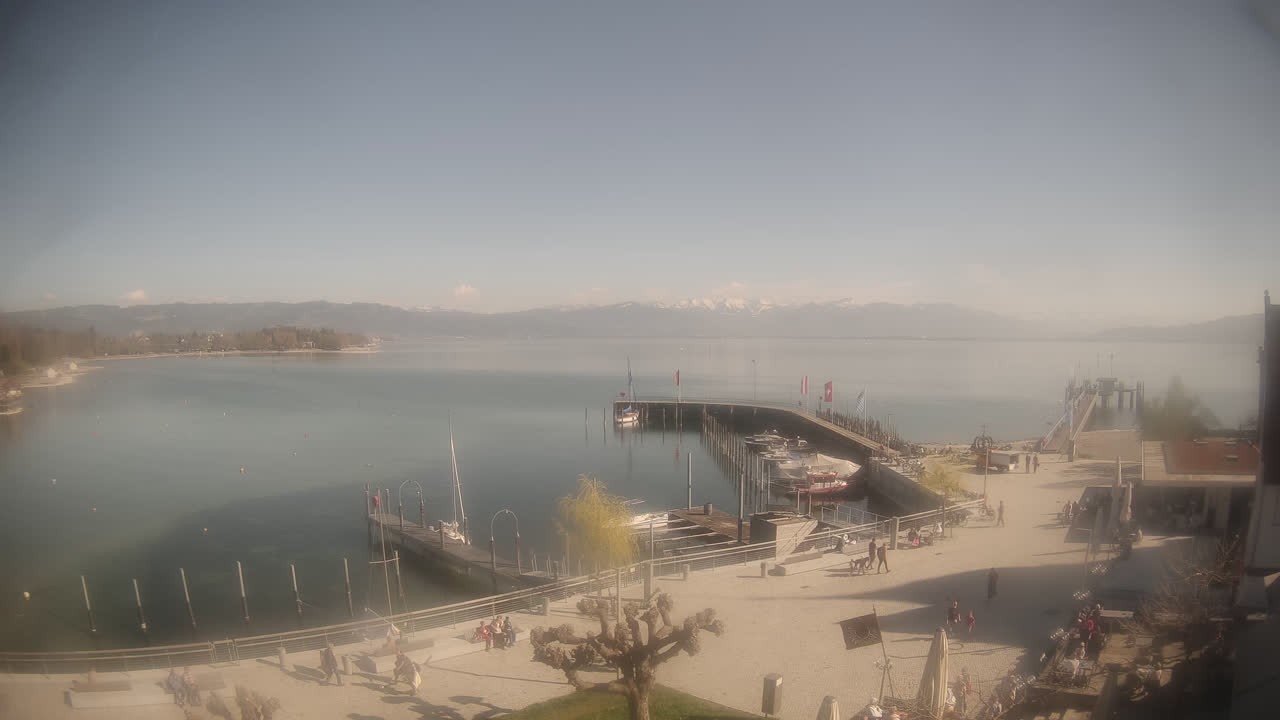 Archiv Foto Webcam Wasserburg am Bodensee: Hafen