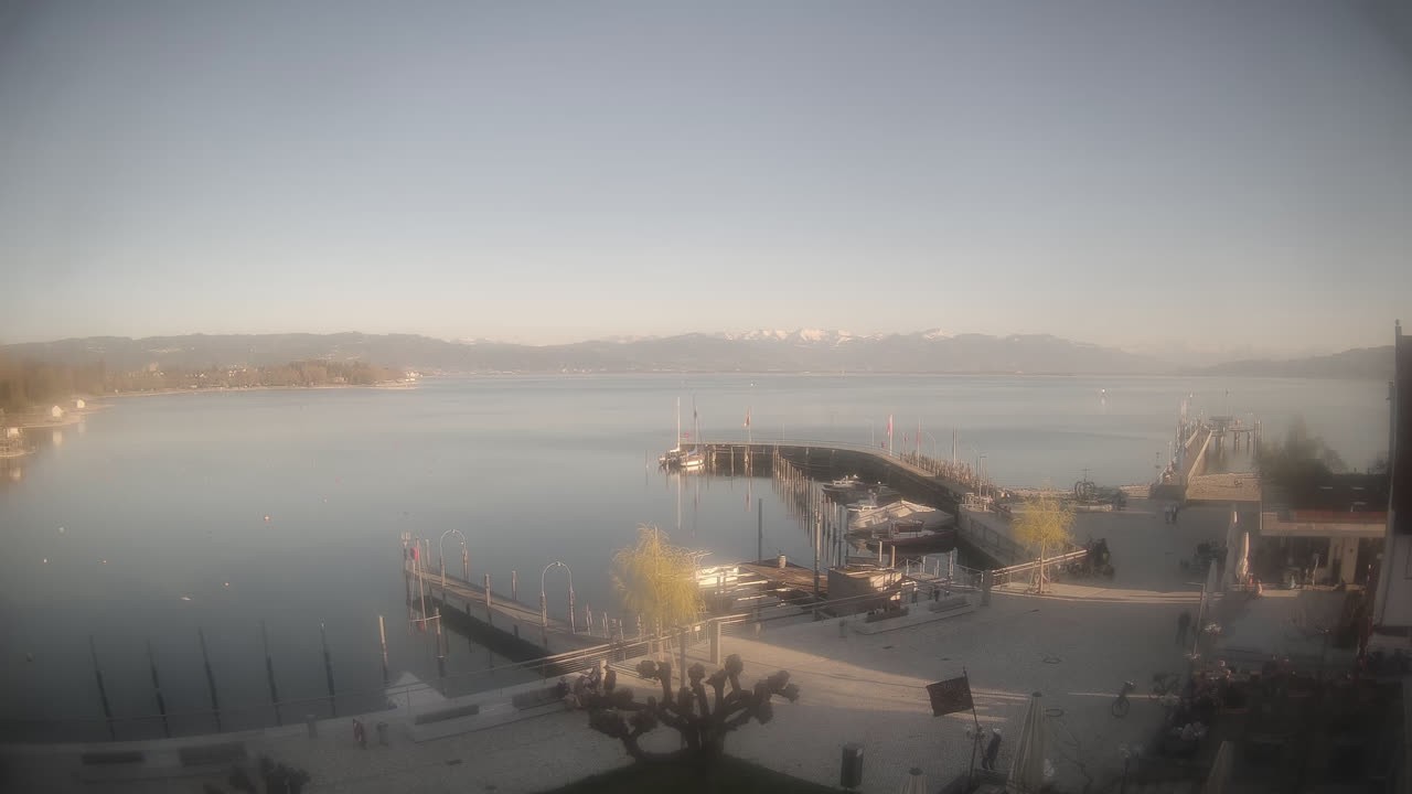 Archiv Foto Webcam Wasserburg am Bodensee: Hafen