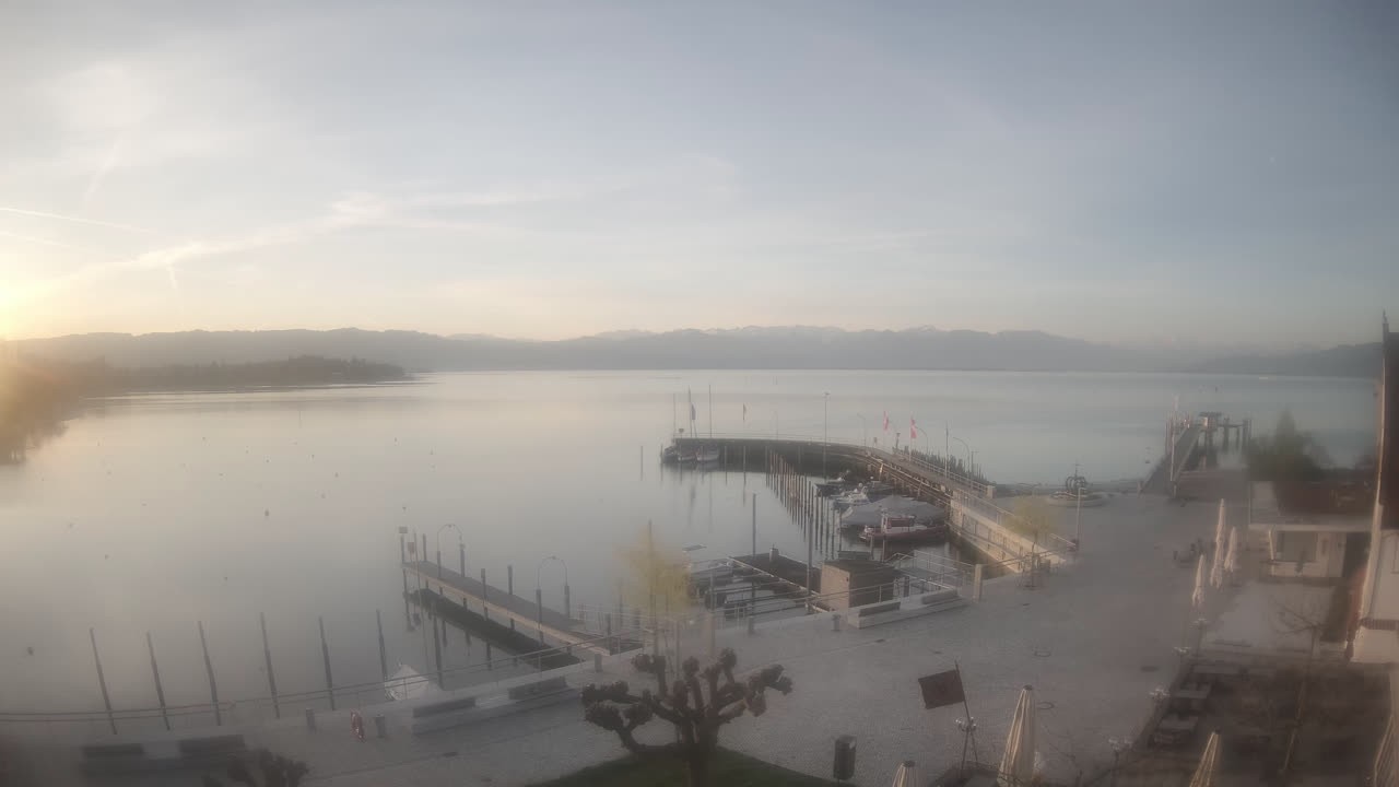 Archiv Foto Webcam Wasserburg am Bodensee: Hafen