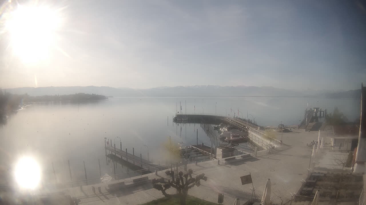 Archiv Foto Webcam Wasserburg am Bodensee: Hafen
