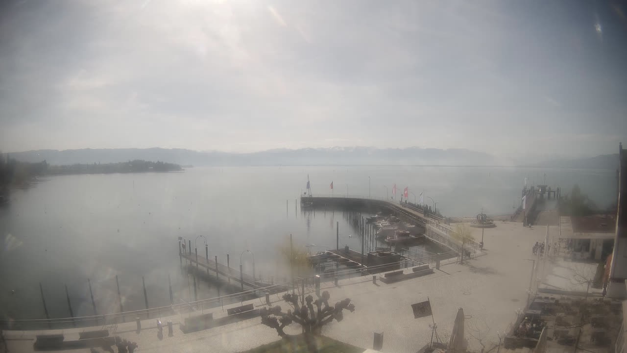 Archiv Foto Webcam Wasserburg am Bodensee: Hafen