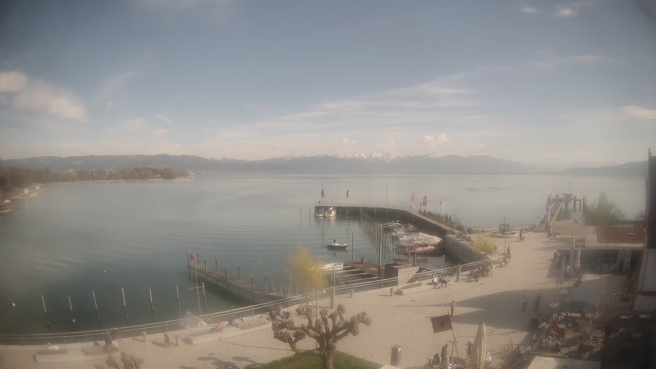 Archiv Foto Webcam Wasserburg am Bodensee: Hafen