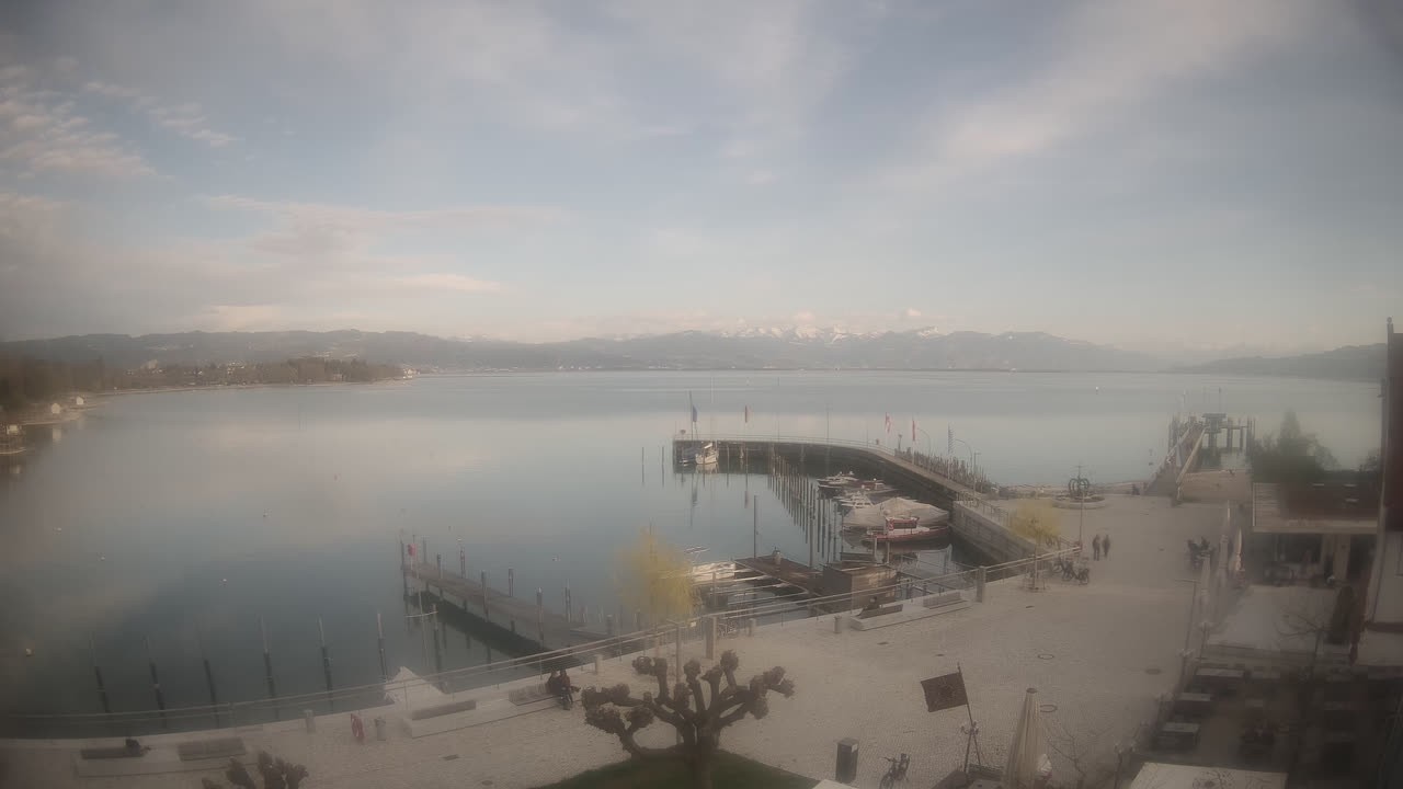 Archiv Foto Webcam Wasserburg am Bodensee: Hafen