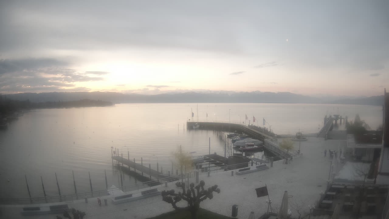 Archiv Foto Webcam Wasserburg am Bodensee: Hafen