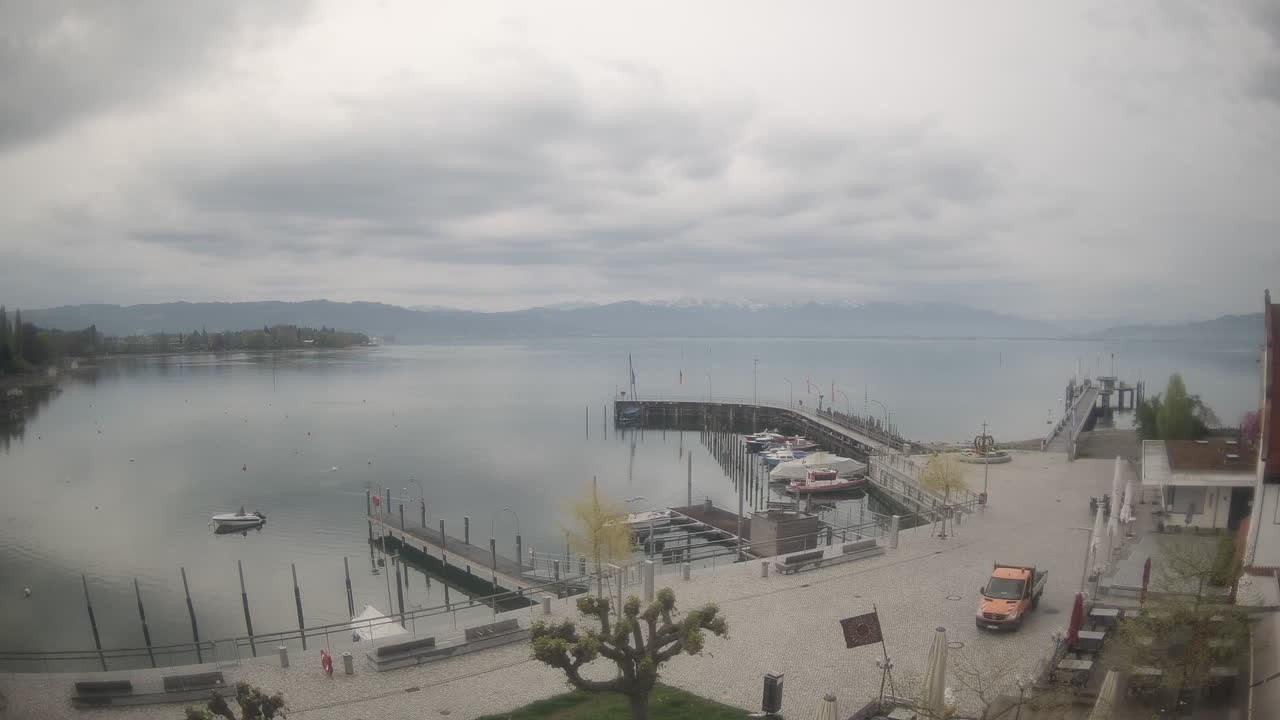 Archiv Foto Webcam Wasserburg am Bodensee: Hafen