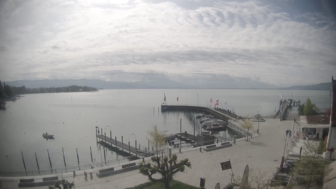 Archiv Foto Webcam Wasserburg am Bodensee: Hafen