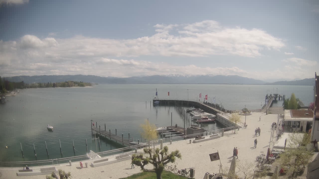 Archiv Foto Webcam Wasserburg am Bodensee: Hafen