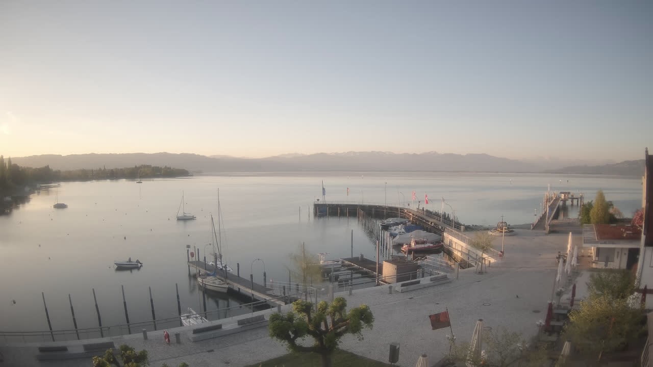 Archiv Foto Webcam Wasserburg am Bodensee: Hafen