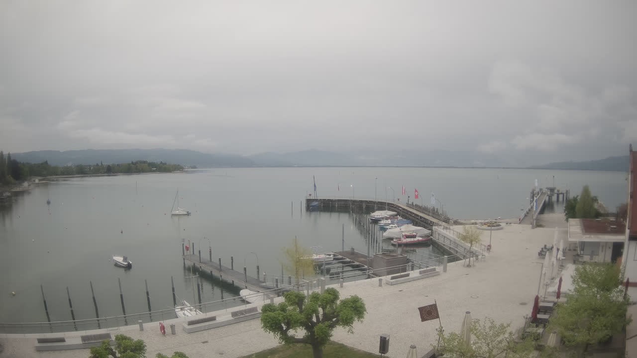 Archiv Foto Webcam Wasserburg am Bodensee: Hafen