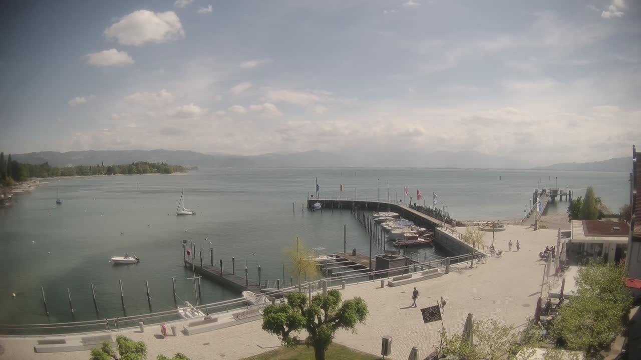 Archiv Foto Webcam Wasserburg am Bodensee: Hafen