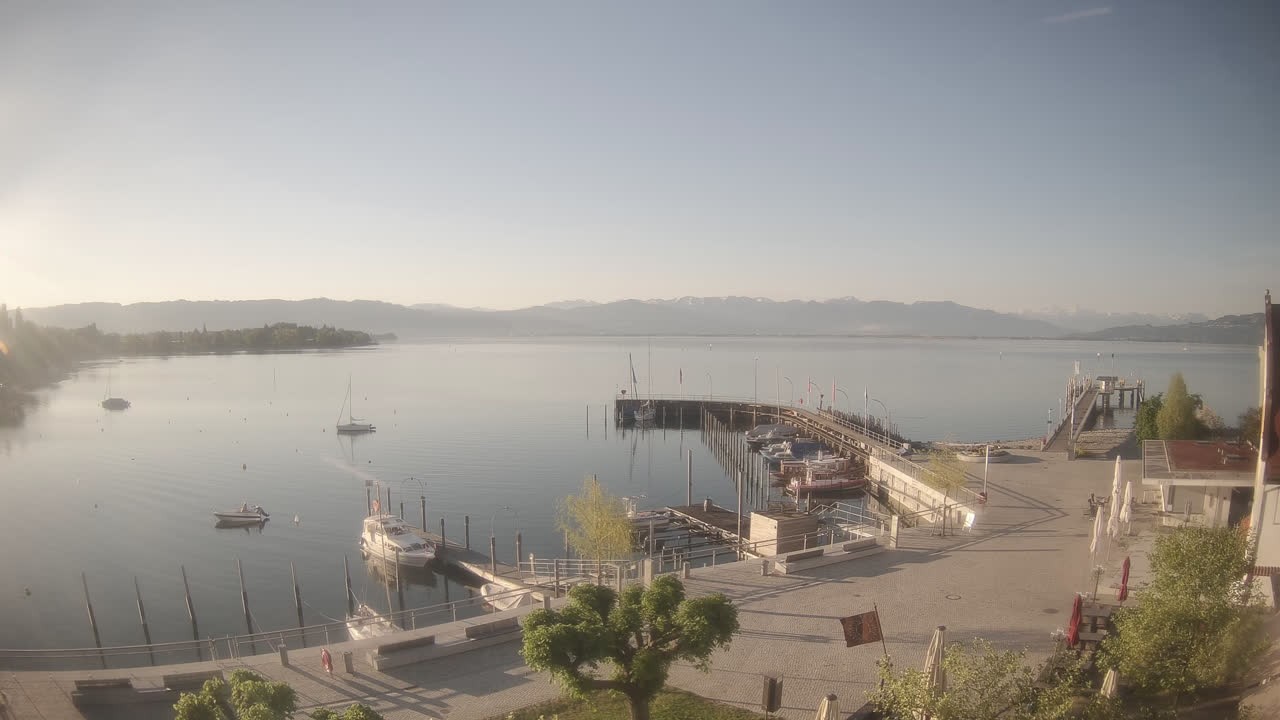 Archiv Foto Webcam Wasserburg am Bodensee: Hafen