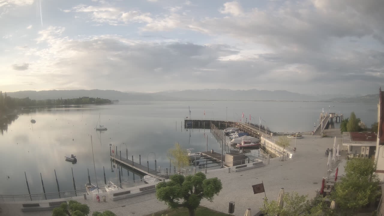 Archiv Foto Webcam Wasserburg am Bodensee: Hafen