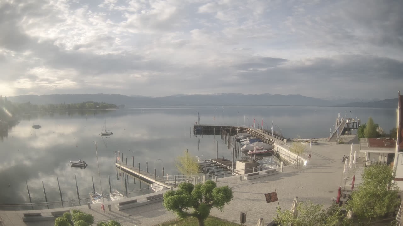Archiv Foto Webcam Wasserburg am Bodensee: Hafen