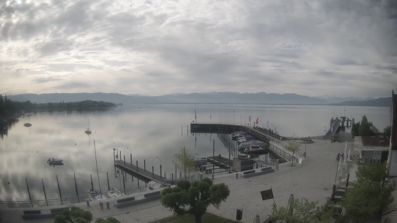 Archiv Foto Webcam Wasserburg am Bodensee: Hafen