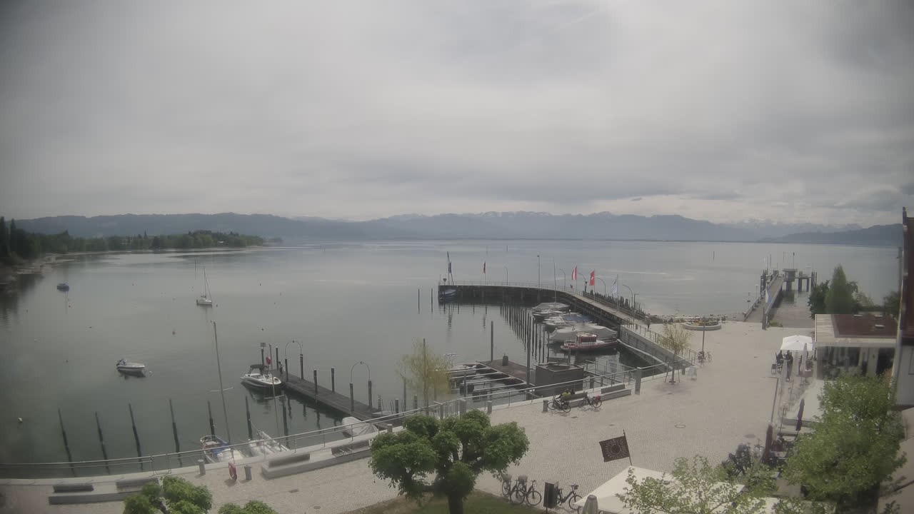 Archiv Foto Webcam Wasserburg am Bodensee: Hafen