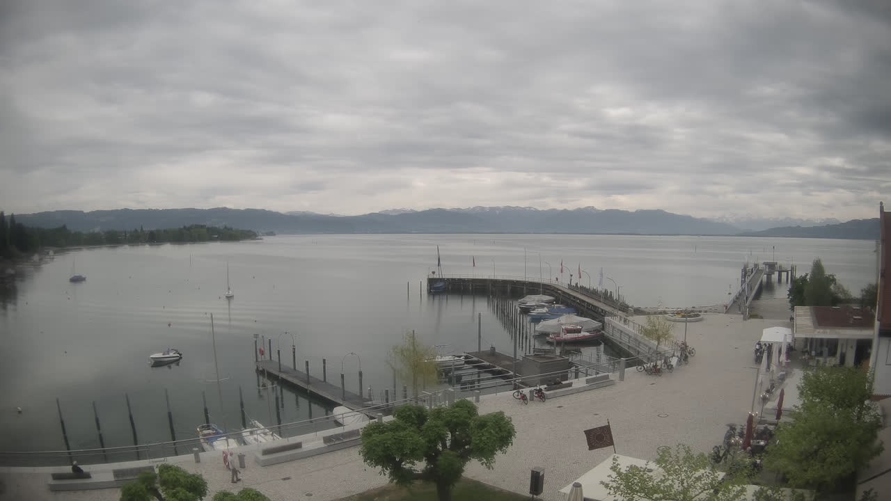 Archiv Foto Webcam Wasserburg am Bodensee: Hafen