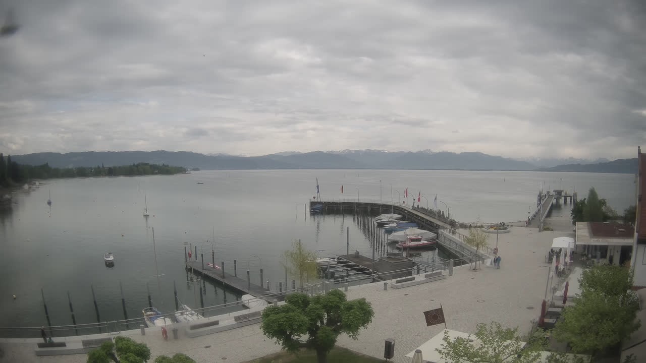 Archiv Foto Webcam Wasserburg am Bodensee: Hafen
