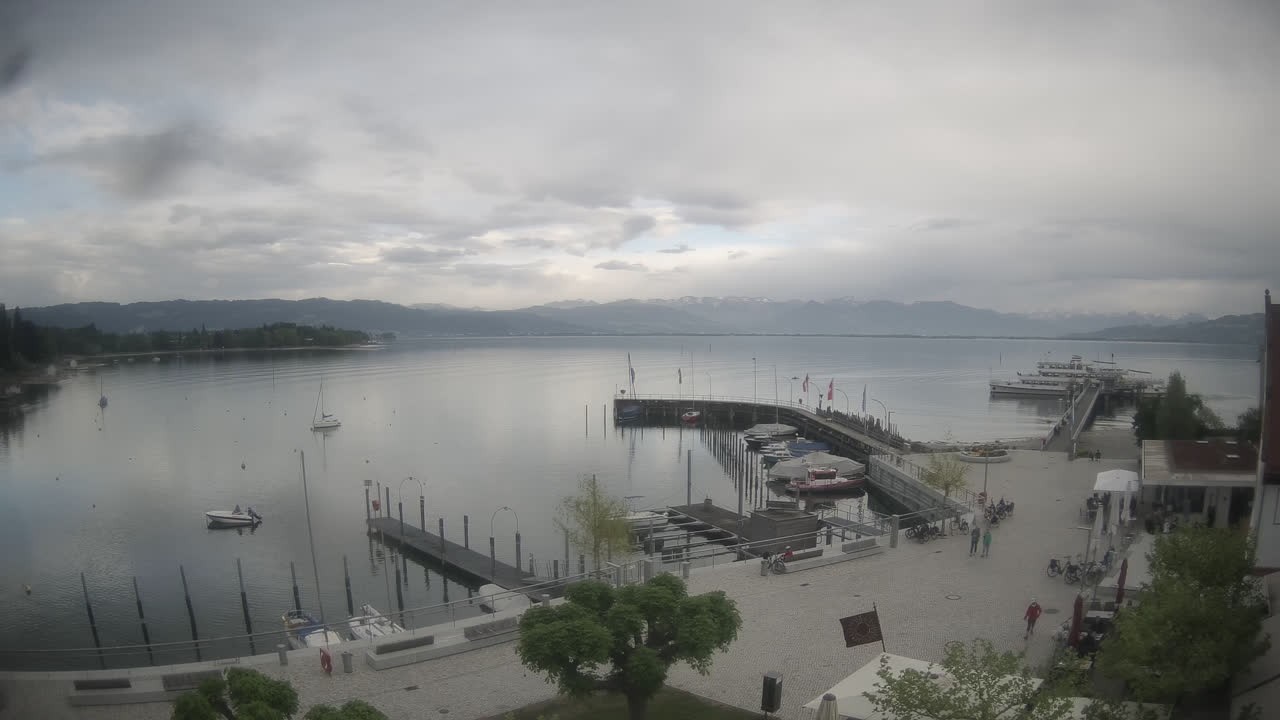 Archiv Foto Webcam Wasserburg am Bodensee: Hafen