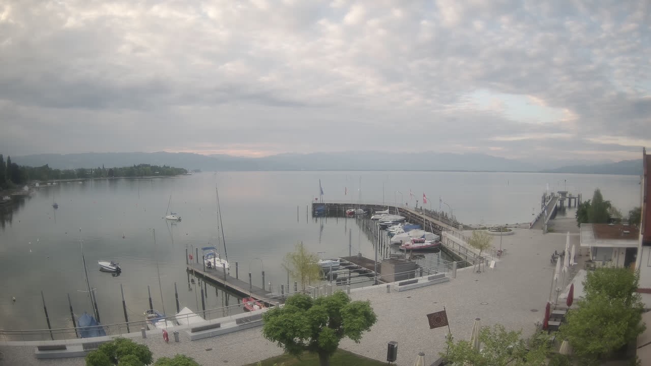 Archiv Foto Webcam Wasserburg am Bodensee: Hafen