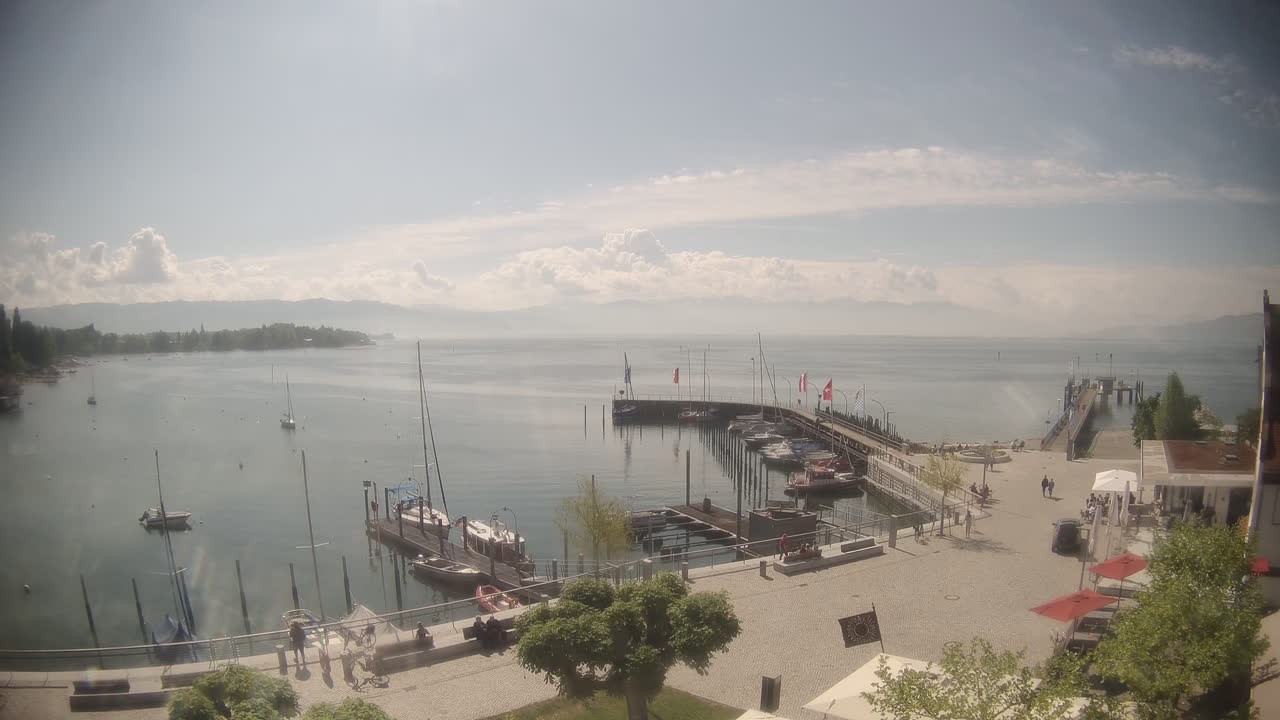 Archiv Foto Webcam Wasserburg am Bodensee: Hafen