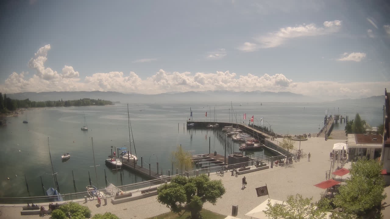Archiv Foto Webcam Wasserburg am Bodensee: Hafen