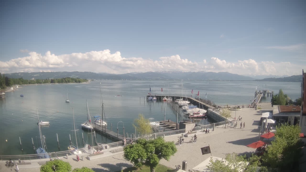 Archiv Foto Webcam Wasserburg am Bodensee: Hafen