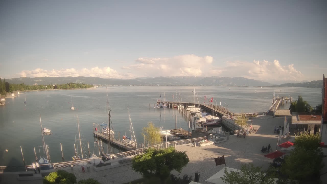 Archiv Foto Webcam Wasserburg am Bodensee: Hafen