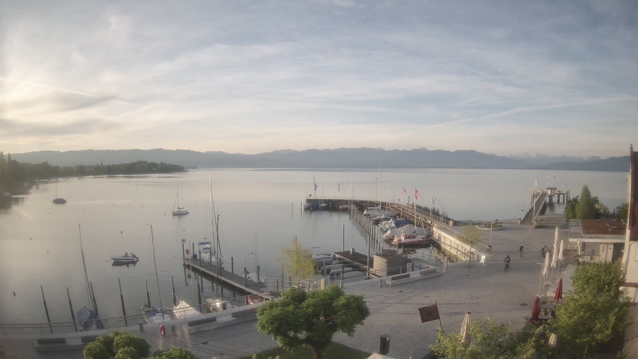 Archived image Webcam Wasserburg on Lake Constance