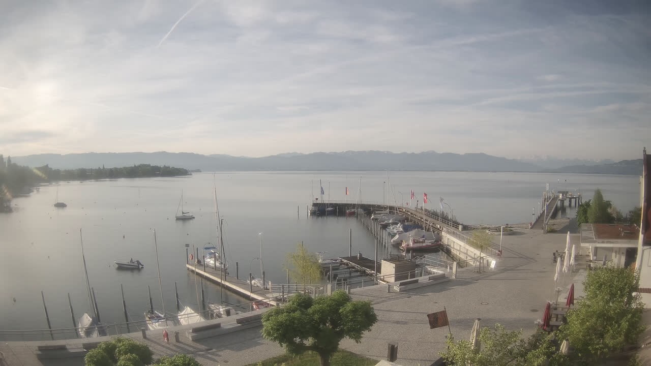 Archived image Webcam Wasserburg on Lake Constance