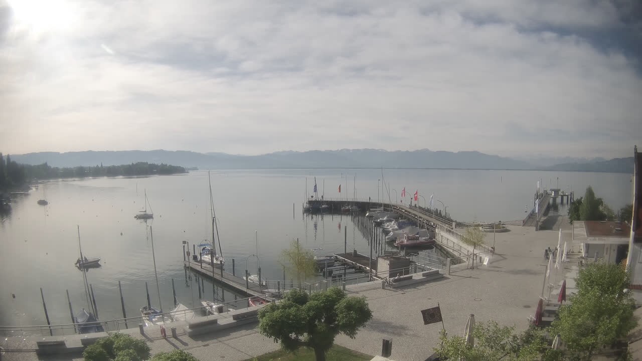 Archived image Webcam Wasserburg on Lake Constance
