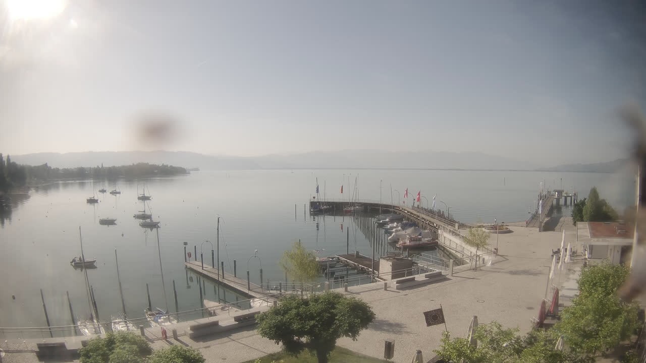 Archiv Foto Webcam Wasserburg am Bodensee: Hafen