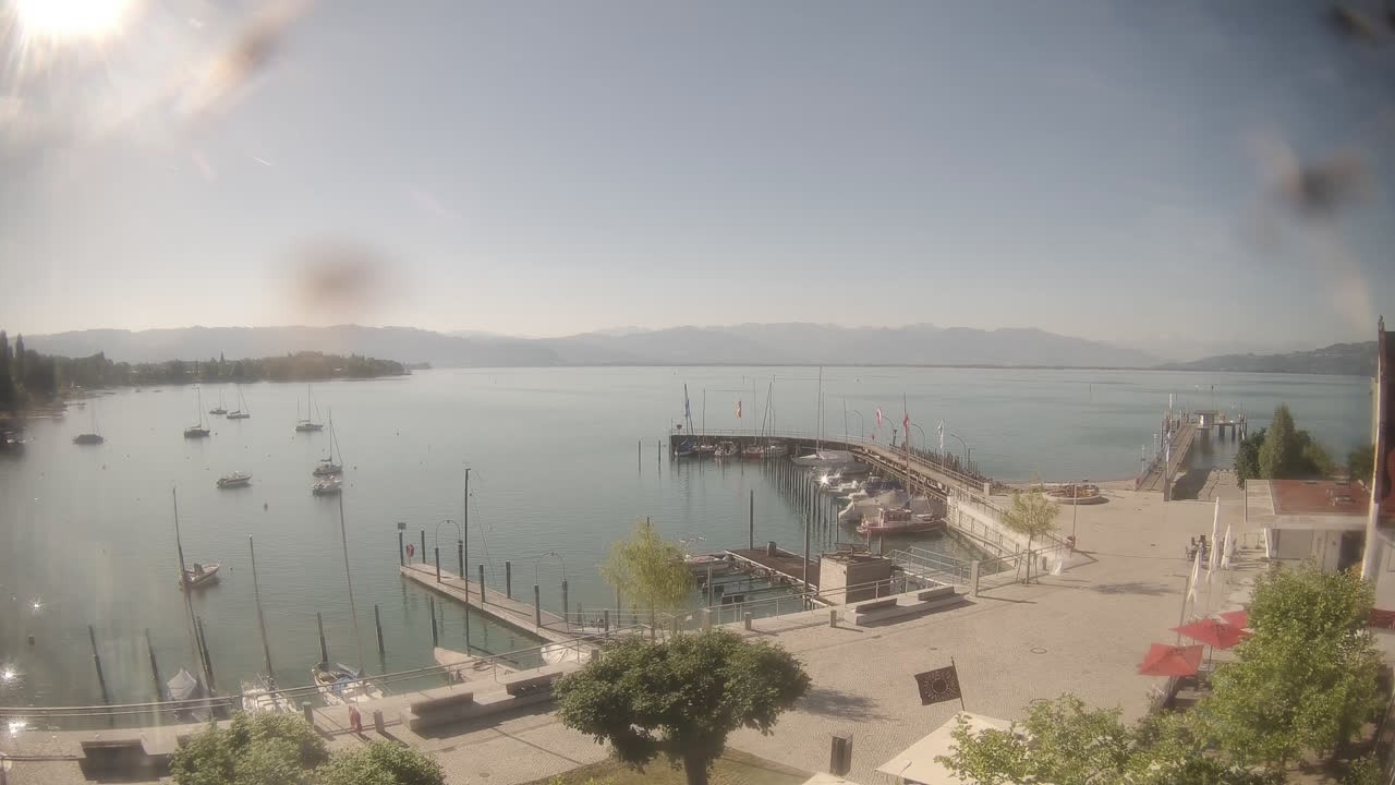 Archiv Foto Webcam Wasserburg am Bodensee: Hafen