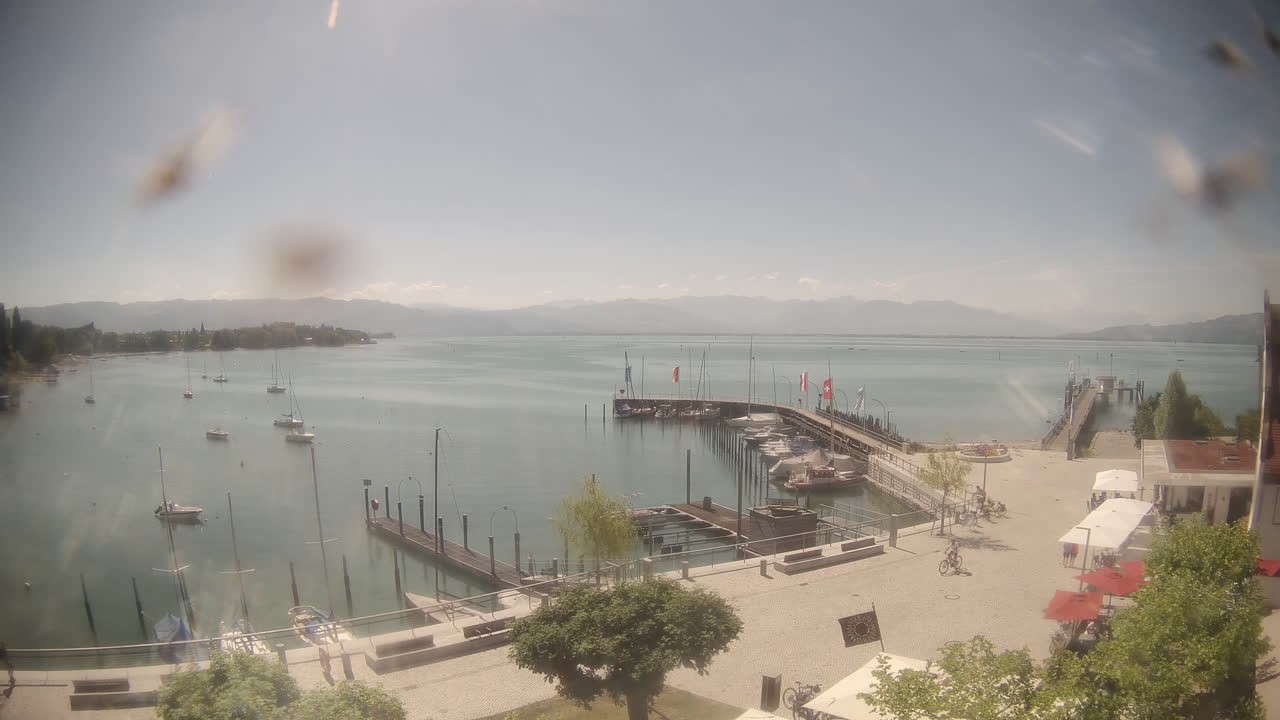 Archiv Foto Webcam Wasserburg am Bodensee: Hafen