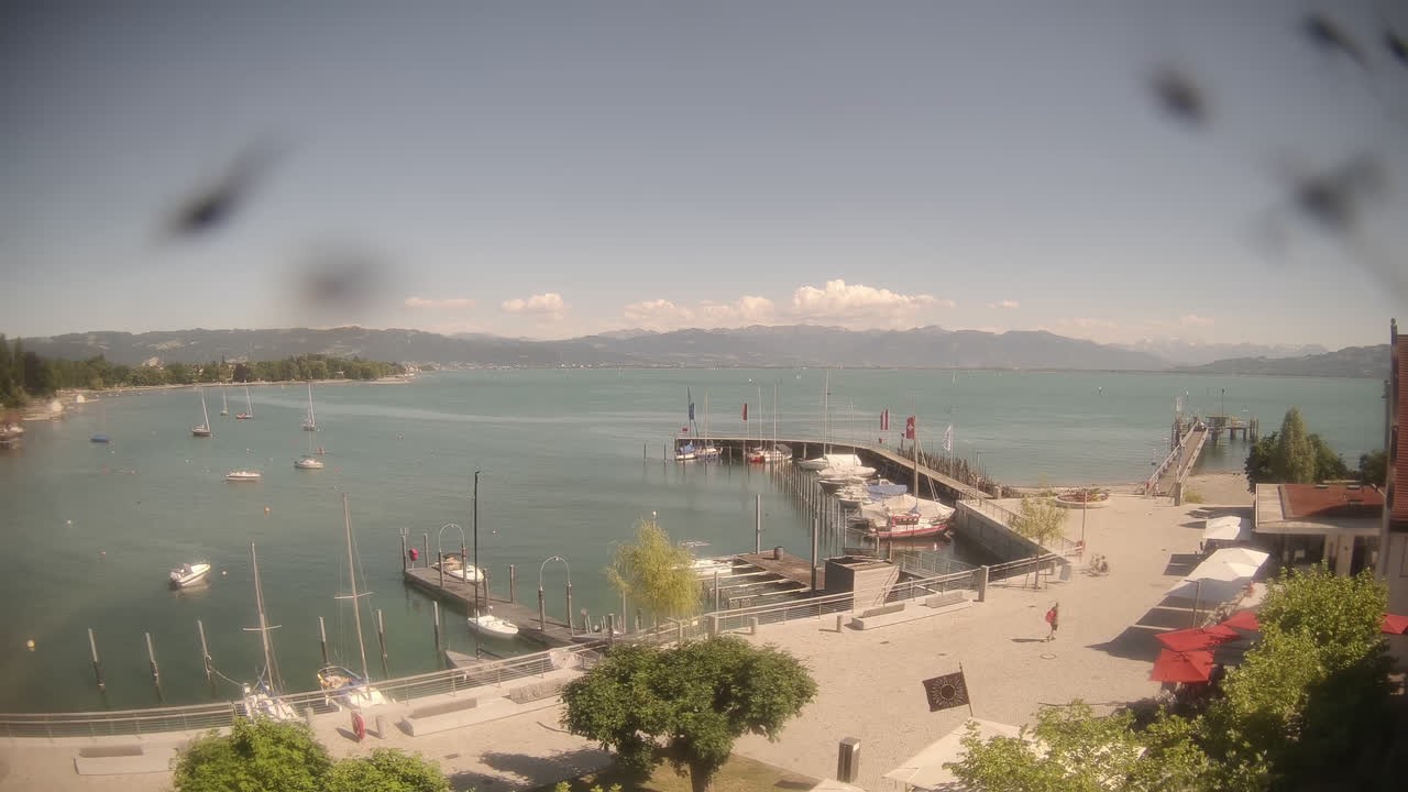 Archiv Foto Webcam Wasserburg am Bodensee: Hafen