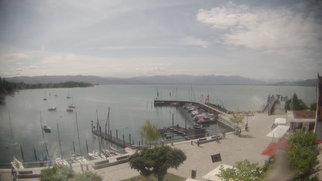 Archiv Foto Webcam Wasserburg am Bodensee: Hafen