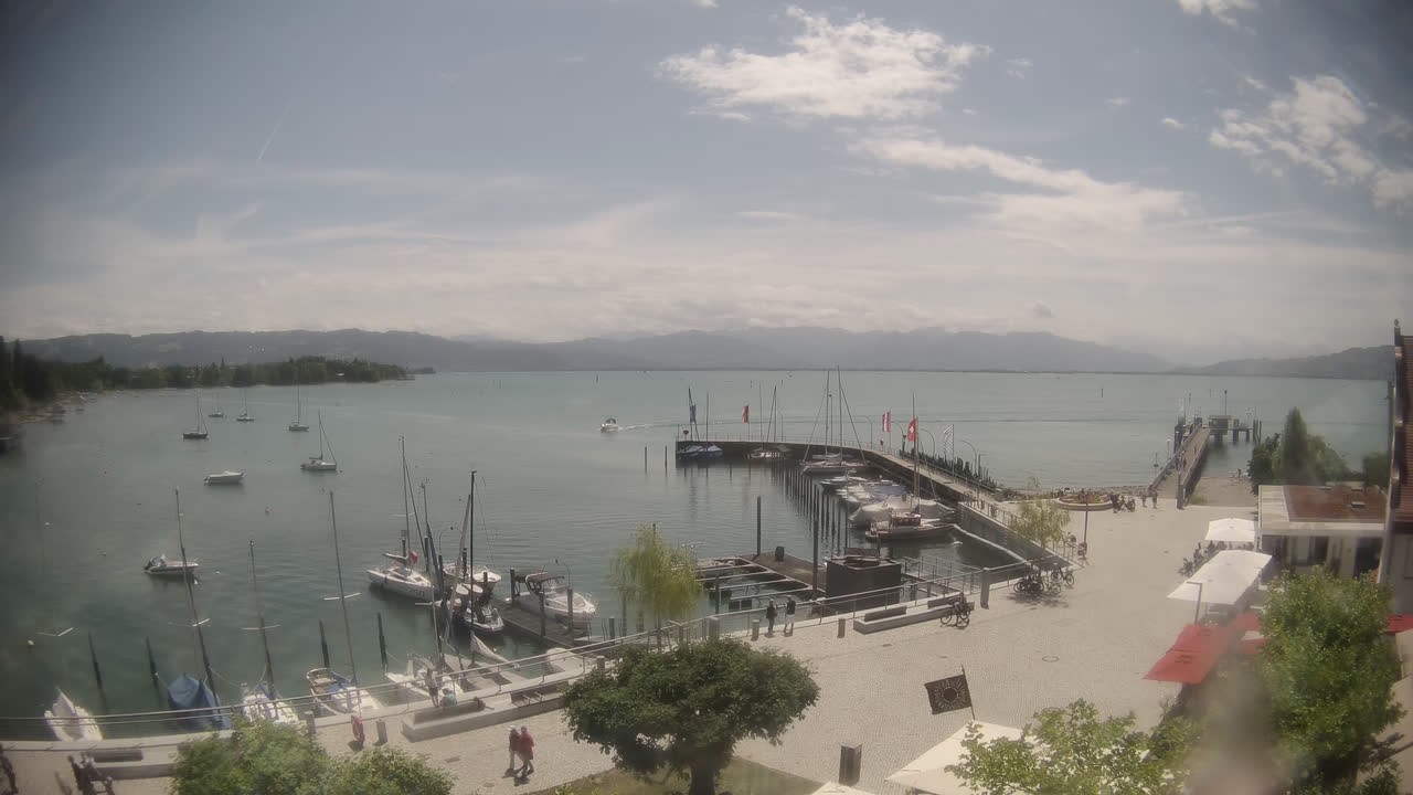 Archiv Foto Webcam Wasserburg am Bodensee: Hafen