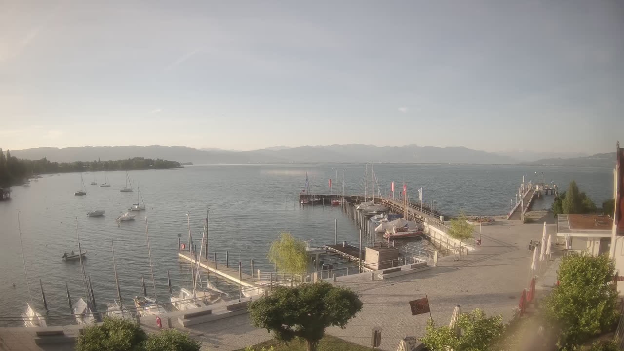 Archiv Foto Webcam Wasserburg am Bodensee: Hafen