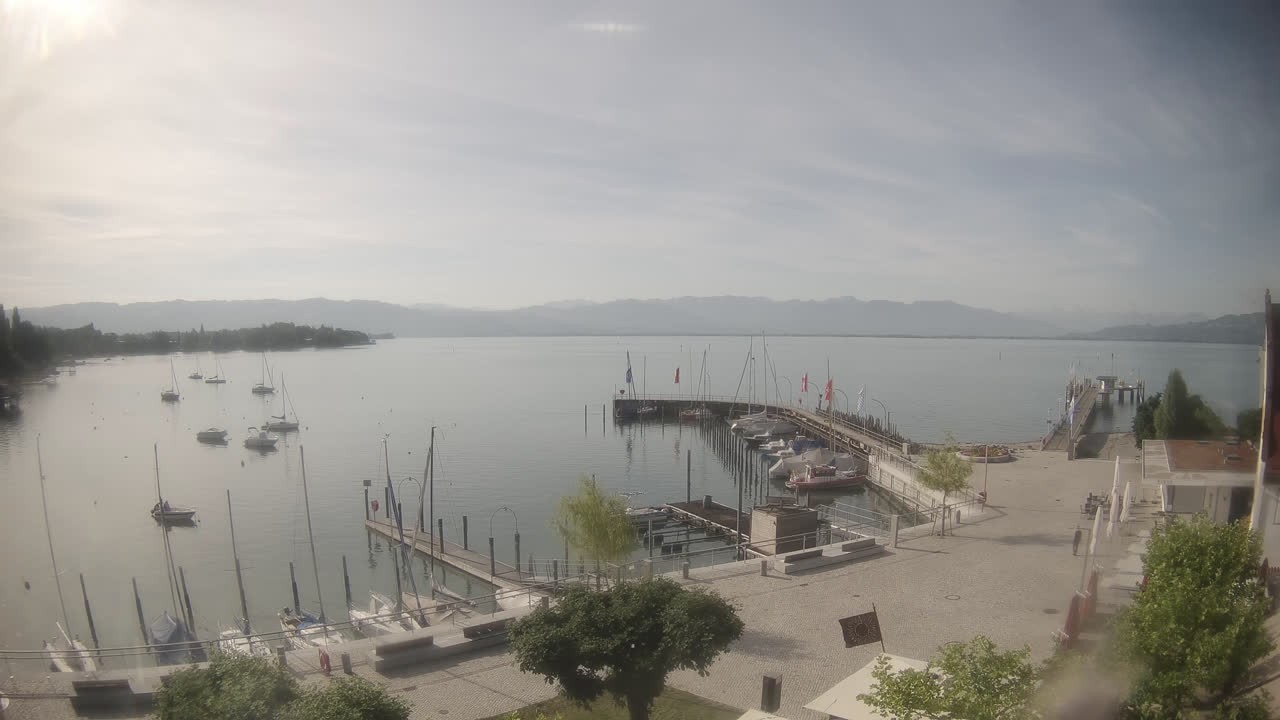 Archiv Foto Webcam Wasserburg am Bodensee: Hafen