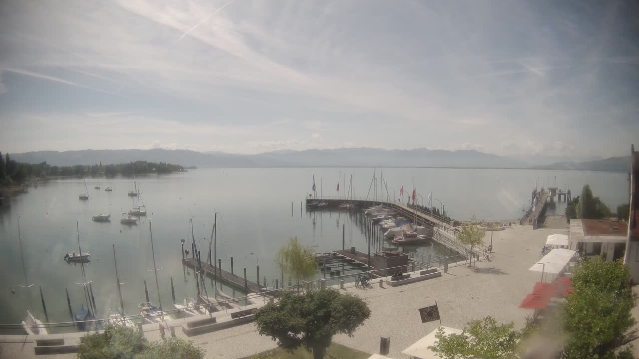 Archiv Foto Webcam Wasserburg am Bodensee: Hafen