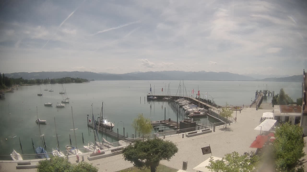 Archiv Foto Webcam Wasserburg am Bodensee: Hafen
